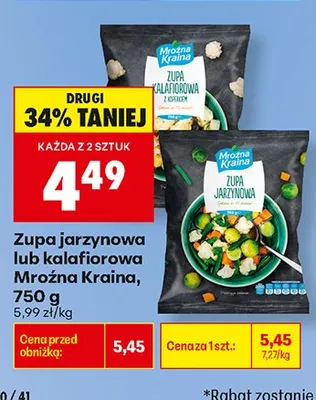 Zupa jarzynowa Mroźna Kraina promocja w Biedronka