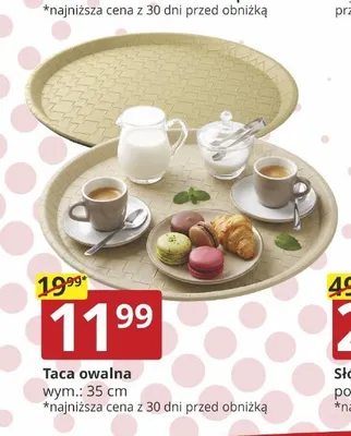 Taca owalna 35 cm promocja w Prymus AGD