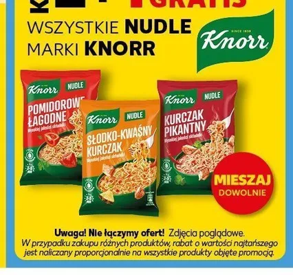 Nudle Kurczak Pikantny Knorr promocja w Kaufland