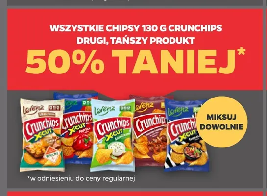 Chipsy Crunchips promocja w Netto