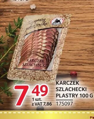 Karczek szlachecki plastry ZMB Białystok promocja w Selgros