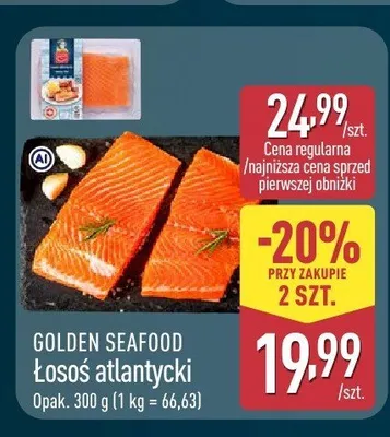 Łosoś atlantycki Golden Seafood promocja w Aldi