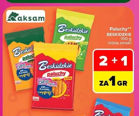 Paluchy z solą Beskidzkie promocja w Carrefour Market