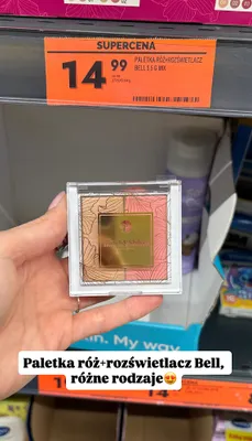 Paletka róż+rozświetlacz mix promocja w Biedronka