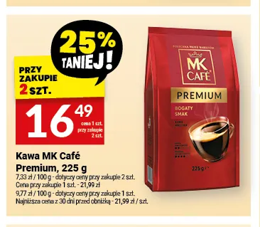 Kawa mielona MK Café Premium promocja w Twój Market