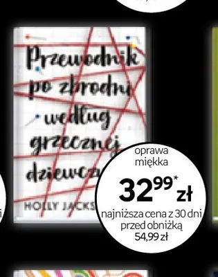 Książka Przewodnik po zbrodni według grzecznej dziewczynki Holly Jackson promocja w Empik