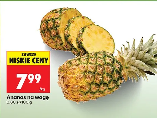 Ananas na wagę Biedronka promocja w Biedronka
