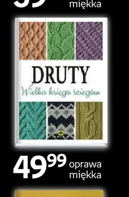 Książka Druty Wielka księga ściegów Wydawnictwo RM promocja w Empik