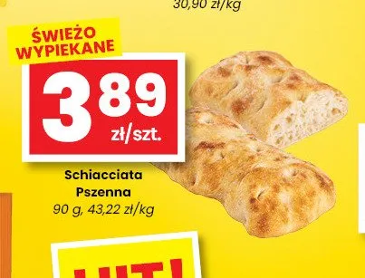 Schiacciata Pszenna promocja w emma MARKET
