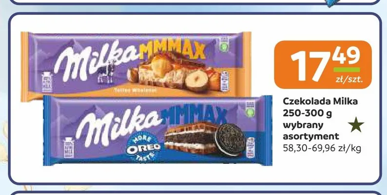 Czekolada Milka MMMAX Toffee Wholenut promocja w Społem Częstochowa