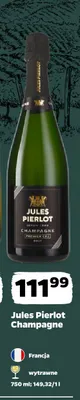 Wino musujące Szampan Jules Pierlot promocja w Netto