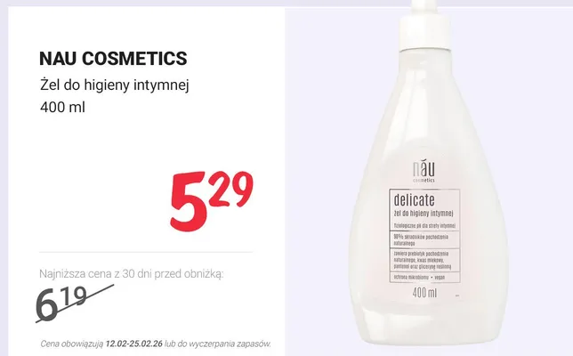Żel do higieny intymnej promocja w Rossmann