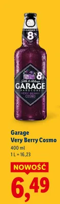 Piwo Garage Very Berry Cosmo promocja w Lidl