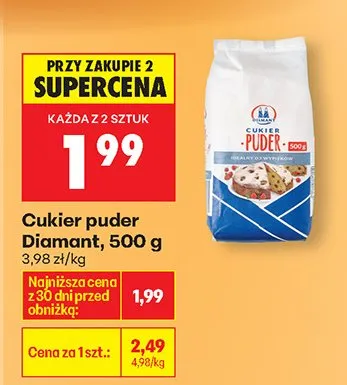 Cukier puder promocja w Biedronka