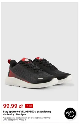 Buty sportowe VELOSPEED z przewiewną cholewką chłopięce 4F promocja w 4F