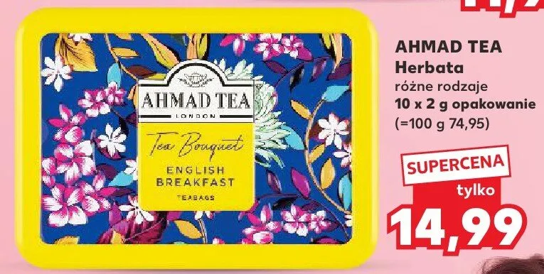 Herbata różne rodzaje promocja w Kaufland