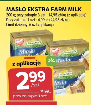Masło extra promocja w Stokrotka