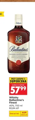 Whisky Ballantine's Finest promocja w Biedronka