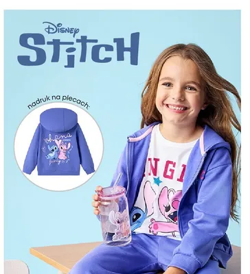 Bluza dziewczęca Disney Stitch promocja w Pepco