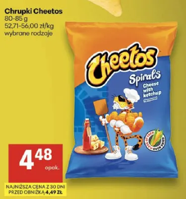Chrupki Spirals Cheese with Ketchup promocja w Delikatesy Centrum