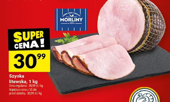 Szynka litewska Morliny promocja w Twój Market