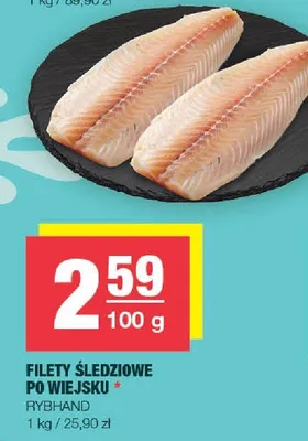 Filety śledziowe po wiejsku promocja w SPAR