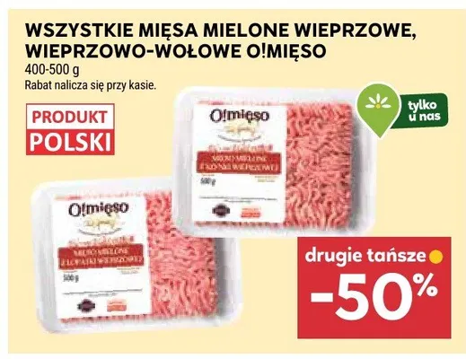Mięso mielone wieprzowe, wieprzowo-wołowe promocja w Stokrotka