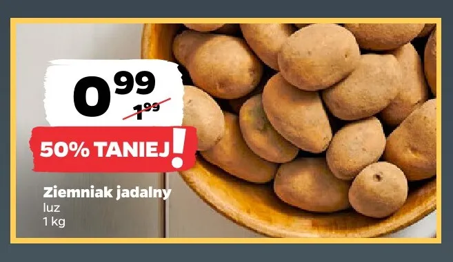 Ziemniaki jadalne promocja w Netto