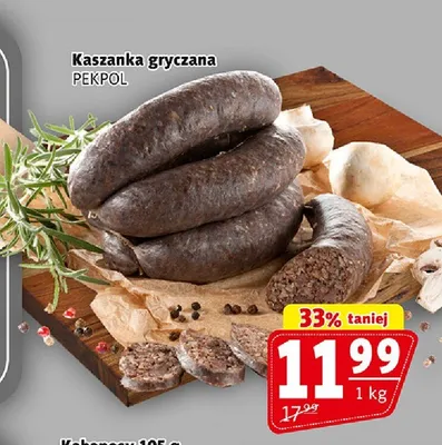 Kaszanka gryczana Pekpol promocja w Prim Market