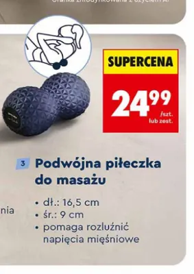 Podwójna piłeczka do masażu Spokey promocja w Biedronka