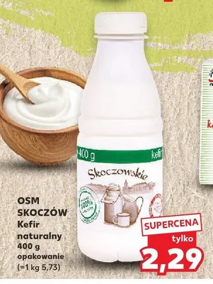 Kefir naturalny OSM Skoczów promocja w Kaufland