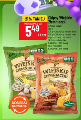Chipsy Wiejskie Ziemniaczki o smaku szarpanej wieprzowiny promocja w POLOmarket