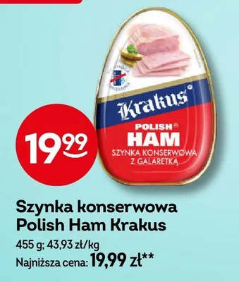 Szynka konserwowa Polish Ham z galaretką promocja w Żabka