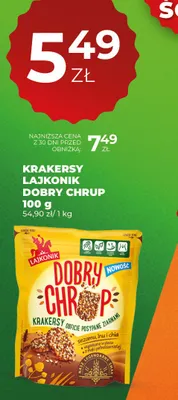 Krakersy Lajkonik Dobry Chrup promocja w Duży Ben