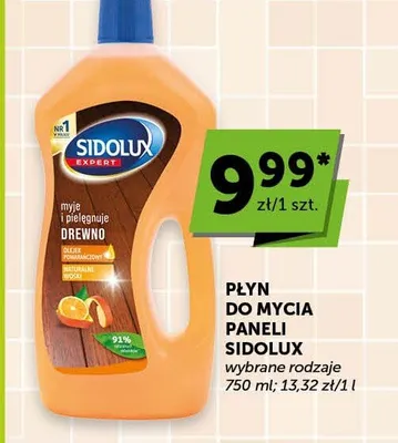 Płyn do mycia paneli SIDOLUX promocja w Euro Sklep