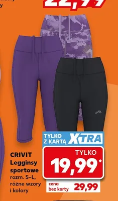 Legginsy sportowe Crivit promocja w Kaufland
