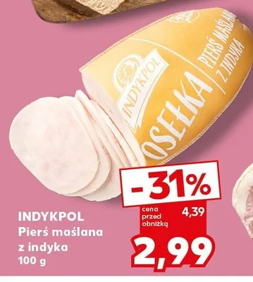 Pień maślana z indyka promocja w Kaufland