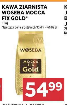 Kawa ziarnista Woseba Mocca Fix Gold promocja w Stokrotka