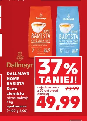 Kawa ziarnista Dallmayr Home Barista promocja w Kaufland