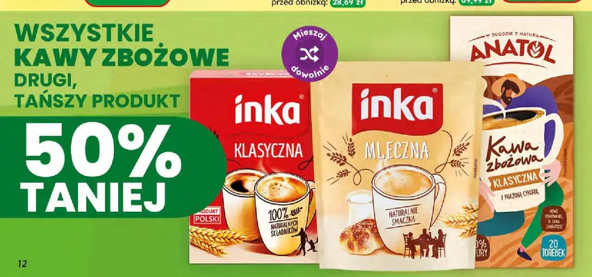 Kawa zbożowa klasyczna Anatol promocja w Dino