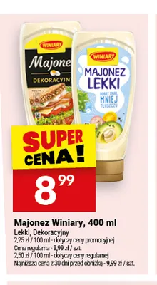 Majonez dekoracyjny Winiary promocja w Twój Market
