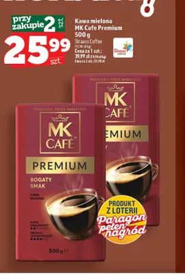 Kawa mielona MK Cafe Premium promocja w TOPAZ