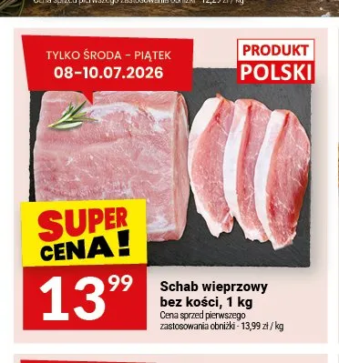 Schab wieprzowy bez kości promocja w Twój Market
