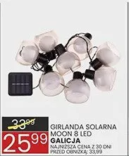 Girlanda solarna Moon 8 lat. promocja w Wafelek