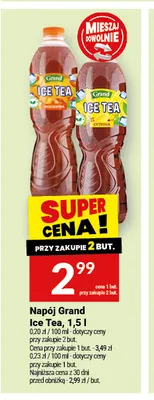 Napój Grand Ice Tea brzoskwinia 1,5 l promocja w Twój Market
