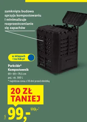 Kompostownik, 300 l promocja w Lidl