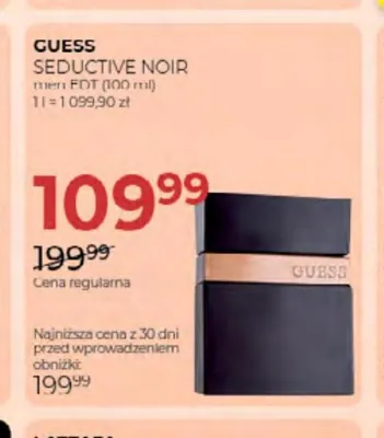 Woda toaletowa Guess Seductive Noir promocja w Drogerie Jawa