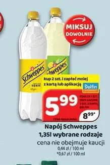 Napój gazowany Schweppes promocja w Delfin