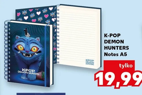 Notes A5 K-Pop Demon Hunters promocja w Kaufland