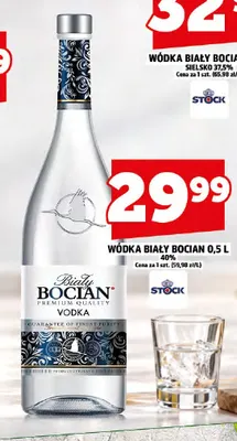 Wódka Biały Bocian 40% promocja w TOPAZ